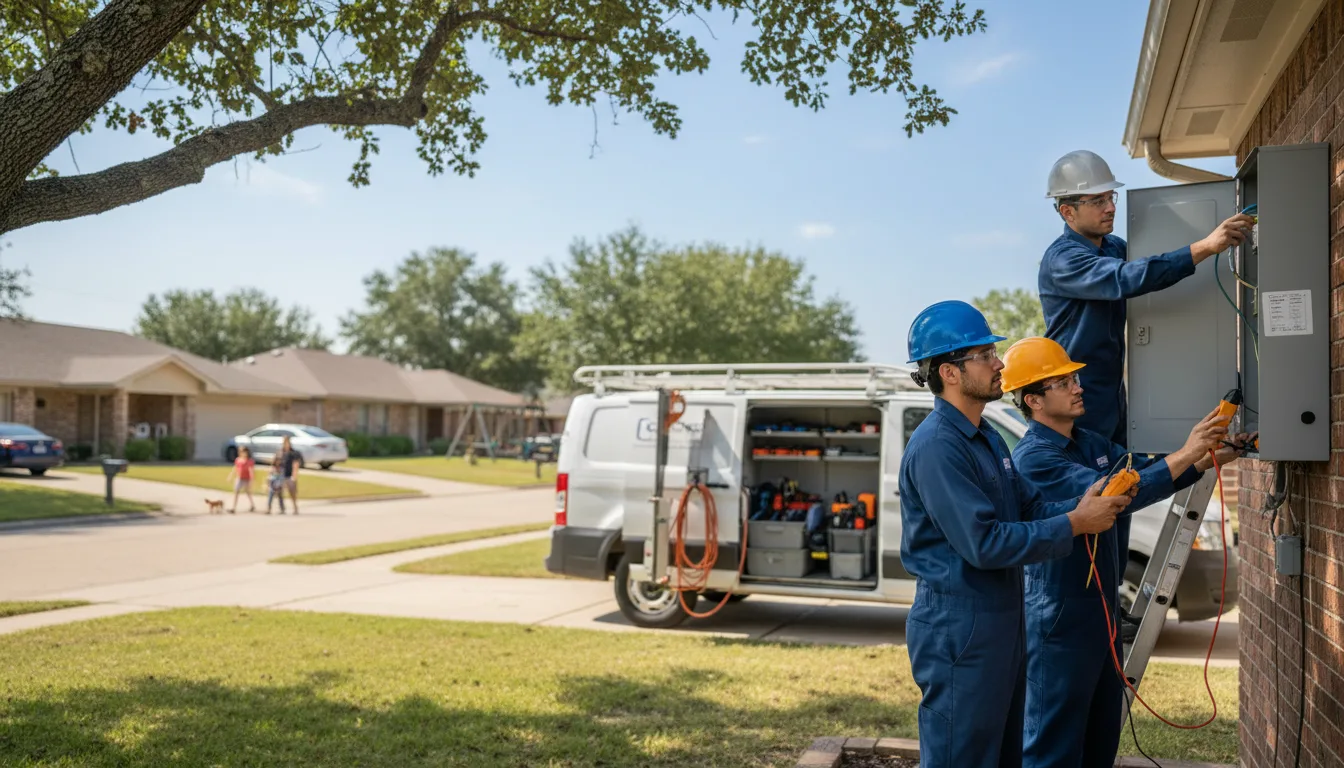 Certified electrician providing emergency electrical services in Fletcher, OH